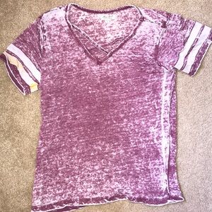 ADORABLE front cross tee!